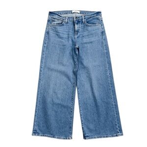 Joe’s Jeans Lou Lou Low Rise Wide Leg Jeans Size 28 30” Inseam